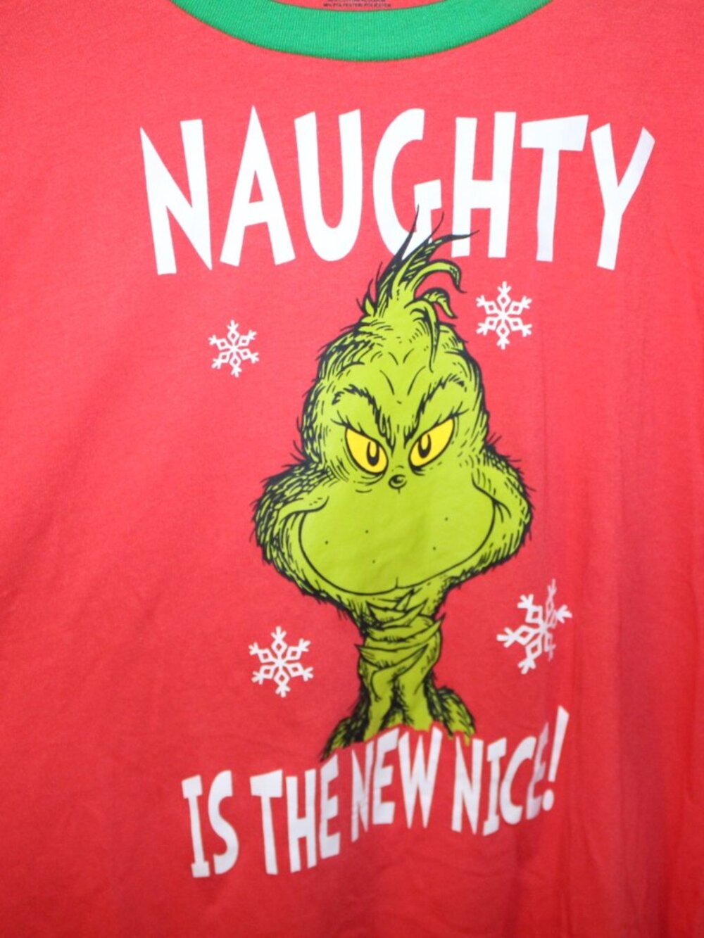 NWT Dr. Seuss Grinch Pajama set women's size 3X CUTE!! - Picture 6 of 10